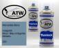 Preview: Mercedes-Benz, Indigolith Mica / Bleu Indigolite Metallic, 230: 400ml Sprühdose + 400ml Klarlack - Set, von ATW Autoteile West.